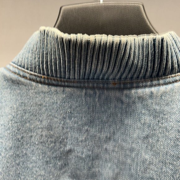 Vtg Bonneville Flats Racing Hot Salt Wendover Denim Jacket Varsity Size XL - Picture 11 of 16